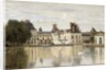 Fontainebleau - View of the Chateau and Lake; Fontainebleau - Le Chateau vu de la Piece d'Eau by Jean Baptiste Camille Corot