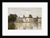 Fontainebleau - View of the Chateau and Lake; Fontainebleau - Le Chateau vu de la Piece d'Eau by Jean Baptiste Camille Corot