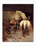 The Blacksmith's Shop by William Woodhouse