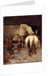 The Blacksmith's Shop by William Woodhouse