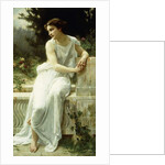 Girl of Pompei in a Garden by Guillaume Seignac