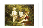 Frolicking Putti by Franz Eybl