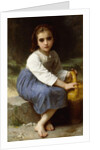 Young Girl with a Pitcher; Jeune Fille a la Cruche, 1885 by William-Adolphe Bouguereau