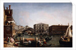 The Rialto Bridge, Venice with the Fondaco dei Tedeschi in the Foreground, by Michele Marieschi
