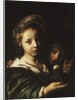 A Girl Holding a Pigeon and a Boy Gesturing, 1652 by Jan de Bray