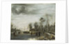 A Winter Landscape with Skaters and Colf Players on a frozen Waterway, 1653 by Jan van de Capelle or Cappelle