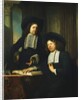 Two Gentlemen, One Seated at a Table by Bartolomeus van der Helst