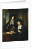 Two Gentlemen, One Seated at a Table by Bartolomeus van der Helst