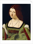Portrait of a Lady, said to be Clarice Pusterla, half-length, in a Green Dress by Giovanni Antonio Boltraffio