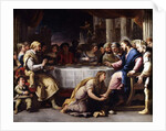 The Magdalen washing Christ's Feet in the House of Simon by Luca Giordano