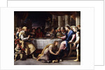 The Magdalen washing Christ's Feet in the House of Simon by Luca Giordano