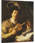 A Young Man Tuning a Violin, c.1623-5 by Jan the Elder Lievens