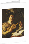 A Young Man Tuning a Violin, c.1623-5 by Jan the Elder Lievens