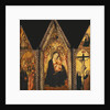 A Portable Triptych with the Madonna and Child Enthroned with Angels, by Agnolo Gaddi