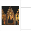 A Portable Triptych with the Madonna and Child Enthroned with Angels, by Agnolo Gaddi