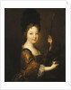 Portrait of a Girl, half-length, as Minerva by Alexis Simon Belle