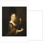 Portrait of a Girl, half-length, as Minerva by Alexis Simon Belle