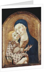 The Madonna and Child by Sano di also Ansano di Pietro di Mencio (studio of) Pietro