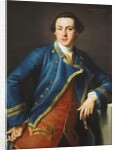 Portrait of Sir John Armytage, 2nd Bt., half-length, in Blue Coat and Crimson Waistcoat, 1758 by Pompeo Girolamo Batoni