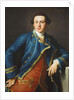 Portrait of Sir John Armytage, 2nd Bt., half-length, in Blue Coat and Crimson Waistcoat, 1758 by Pompeo Girolamo Batoni