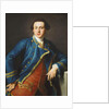 Portrait of Sir John Armytage, 2nd Bt., half-length, in Blue Coat and Crimson Waistcoat, 1758 by Pompeo Girolamo Batoni