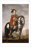An Equestrian Portrait of Cardinal Infante Fernando de Borbon by Spanish School