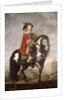 An Equestrian Portrait of Cardinal Infante Fernando de Borbon by Spanish School