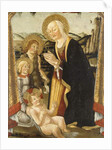 The Madonna and Child with the Infant Saint John the Baptist and an Angel by Bernardo Rosselli
