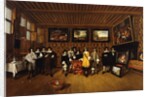 A Group Portrait of Twelve Gentlemen in an Interior, 166- by Gillis van Tilborgh