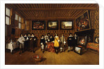 A Group Portrait of Twelve Gentlemen in an Interior, 166- by Gillis van Tilborgh