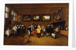 A Group Portrait of Twelve Gentlemen in an Interior, 166- by Gillis van Tilborgh