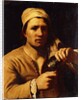 A Young Man in a Turban holding a Roemer: The Fingernail Test by Michael Sweerts
