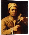 A Young Man in a Turban holding a Roemer: The Fingernail Test by Michael Sweerts