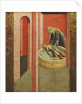 Saint Elizabeth of Hungary reviving to Life a Child drowned in a Well by Pietro Lorenzetti