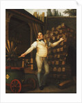 A Wheelmaker with a Fire Engine in a Yard, 1812 by Alexandre François Louis de Girardin
