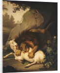 A Lion attacking a Goat, 1785 by Johan Wenzel Peter