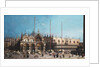 San Marco and the Doge's Palace, Venice, by (1697-1768) Canaletto