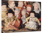 Group Portrait of Children, 1565 by Ludger Tom the Younger Ring