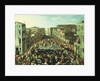 The Fight between the Nicolotti and the Castellani, on the Ponte dei Pugni, Venice, 1673 by Joseph the younger Heintz