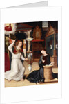 The Annunciation by Pieter Jansz. Pourbus