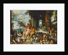 An Allegory of Air and Fire by F. & Brueghel J. (1601-78) Francken