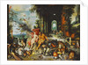 An Allegory of Air and Fire by F. & Brueghel J. (1601-78) Francken