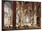 The Interior of a Renaissance Cathedral by Christian Stocklin