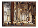 The Interior of a Renaissance Cathedral by Christian Stocklin