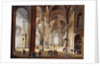 The Interior of a Renaissance Cathedral by Christian Stocklin