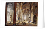 The Interior of a Renaissance Cathedral by Christian Stocklin