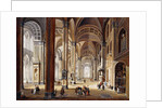 The Interior of a Renaissance Cathedral by Christian Stocklin