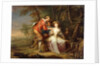 Amorous allegorical Scenes in wooded Landscapes by Frans Christoph Janneck