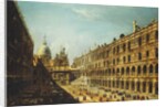 The Courtyard of the Doge's Palace, Venice, by Michele Marieschi