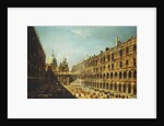 The Courtyard of the Doge's Palace, Venice, by Michele Marieschi